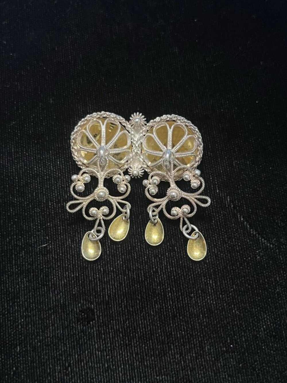 Vintage Solje Norway J Hallmark 830 Silver Celebration Wedding Pin Brooch